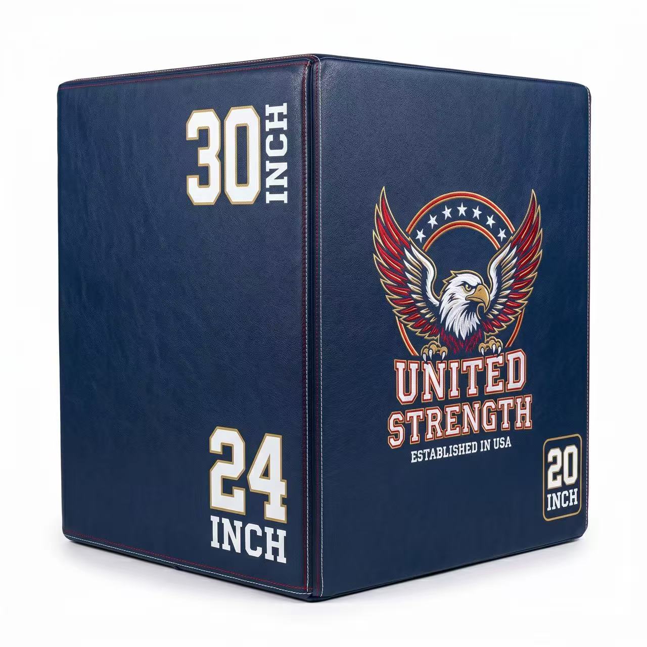 3-in-1 Soft Plyometric Jump Box with Padded Wood Core – Custom Gym Plyo Box