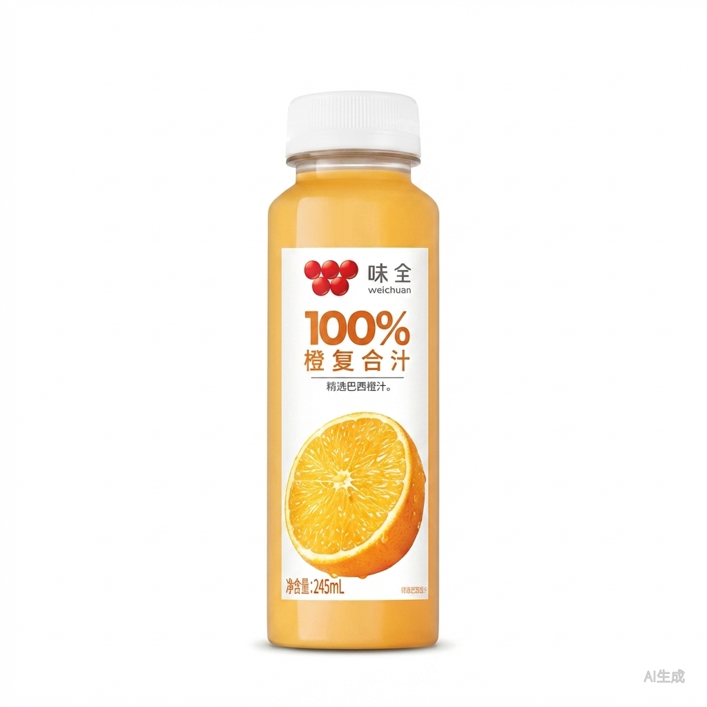 味全100%橙复合果汁