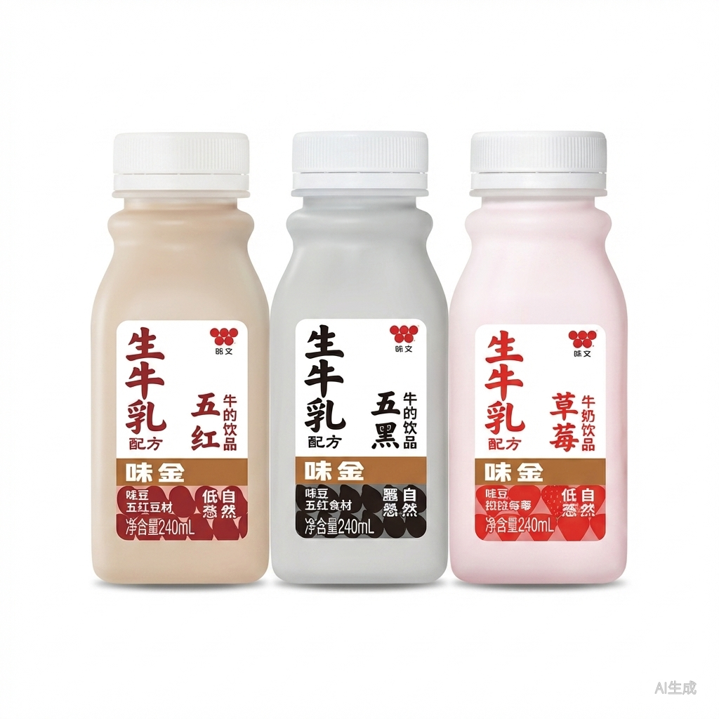 味金生牛乳配方风味牛奶饮品