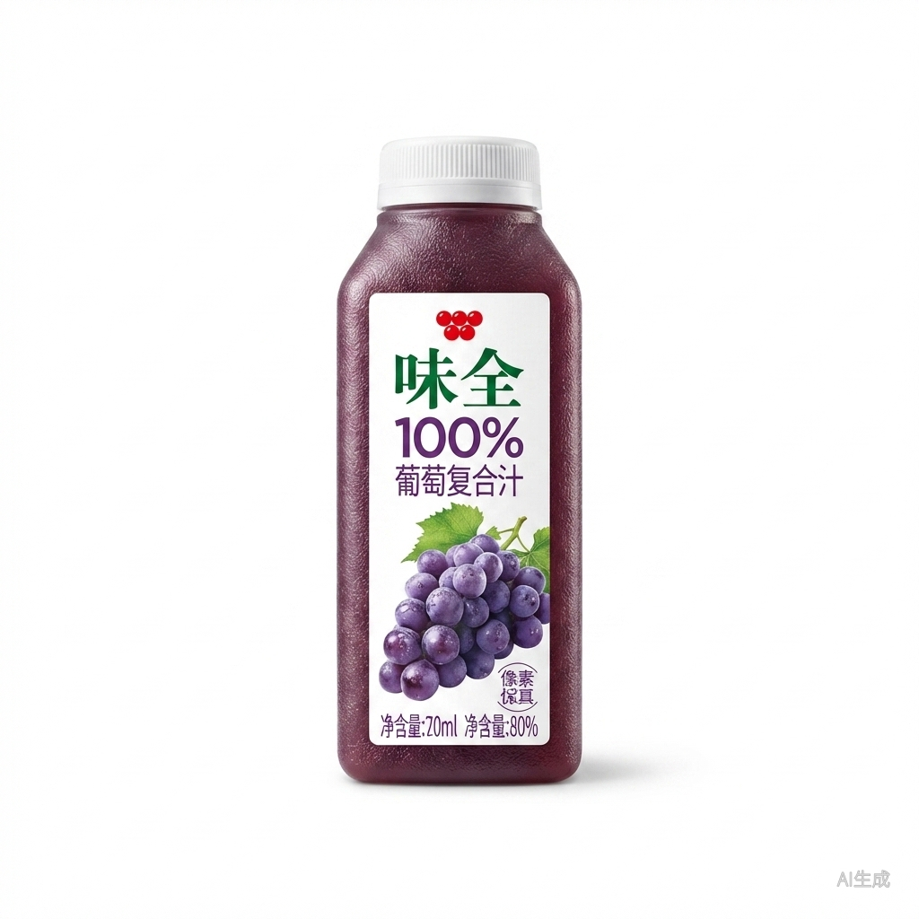 味全100%葡萄复合汁